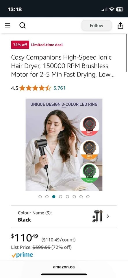 High quality hair dryer - photo 5