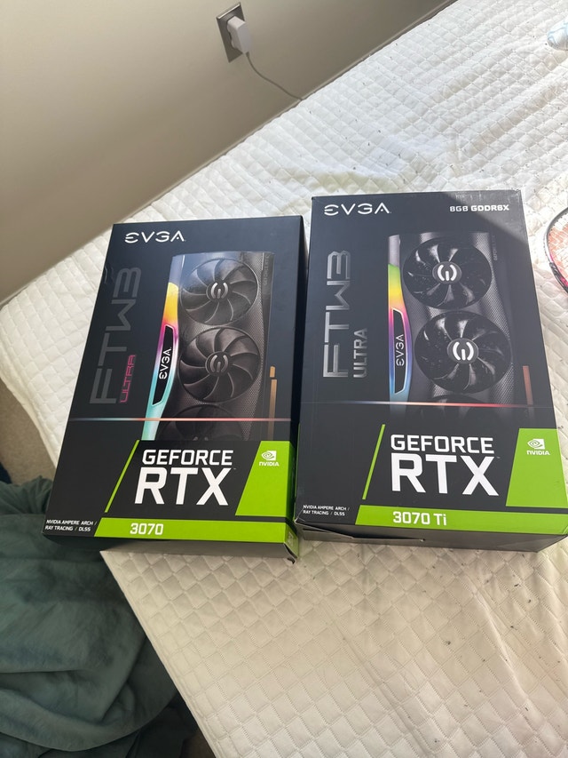 FTW3 RTX 3070 ti and FTW3 RTX 3070 BOX