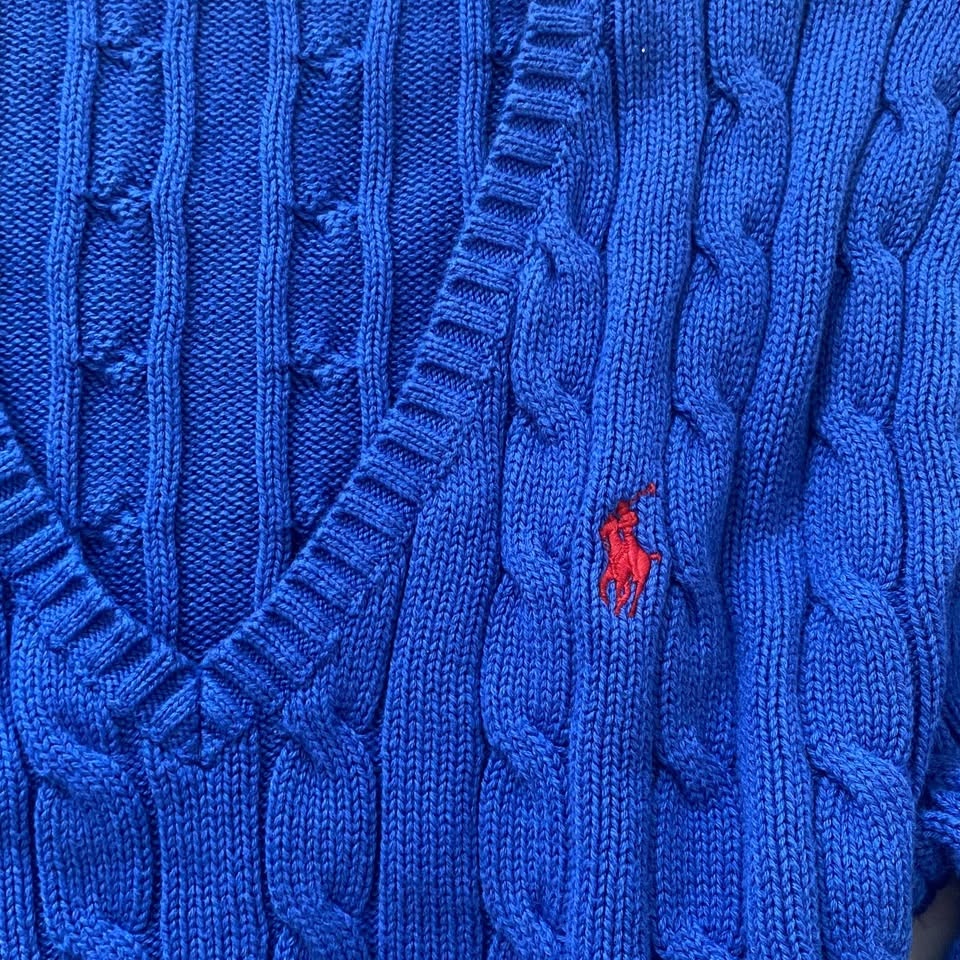 Ralph Lauren Cable Knit Sweater - Size M - photo 4