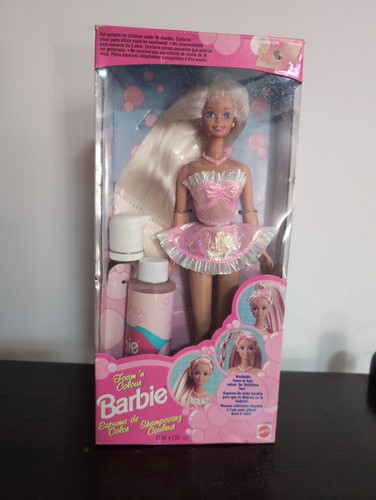 Vintage 1995 Barbie Foam N Colour Unopened (CANADIAN)