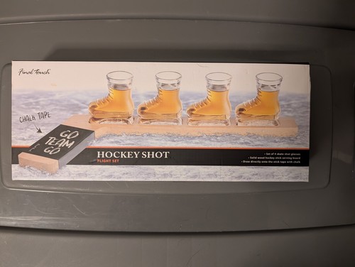 Final Touch Shot Glasses Set - Hockey Shot Flight