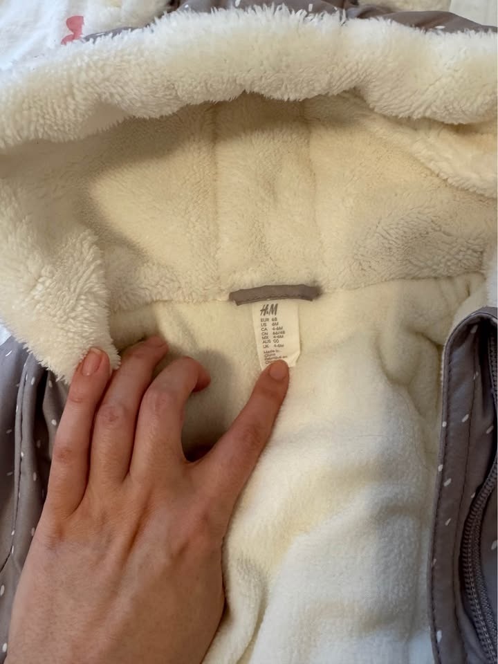 Baby Winter Snowsuit Unisex 4-6M - photo 3