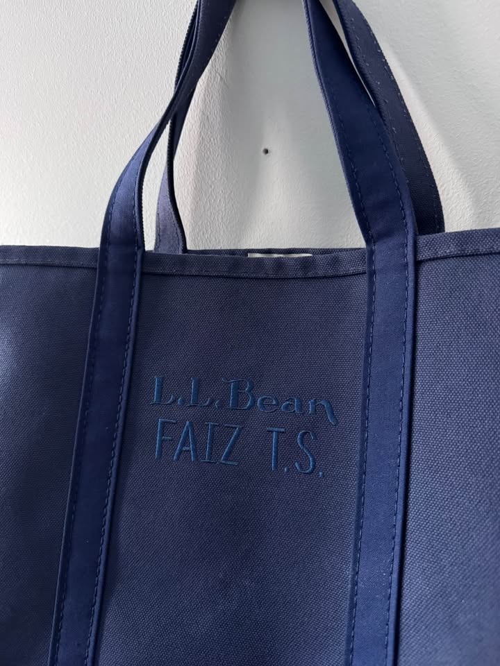LLBean Navy Tote Bag - photo 4
