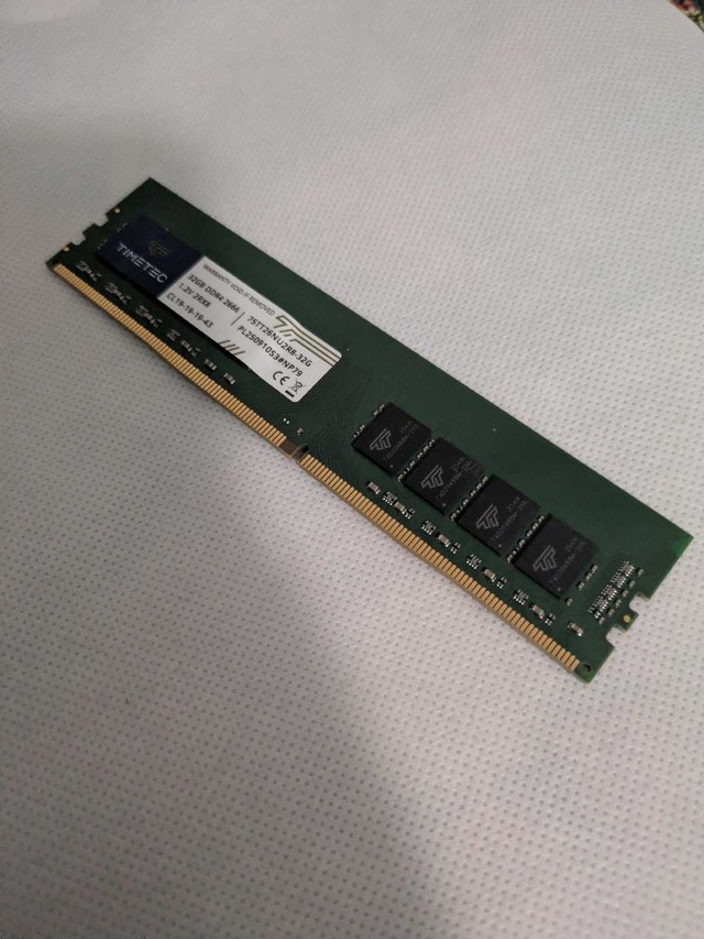 32GB DDR4 RAM – TIMETEC – $185