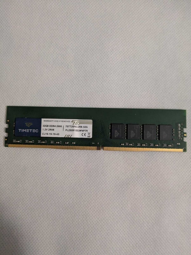 32GB DDR4 RAM – TIMETEC – $185 - photo 2