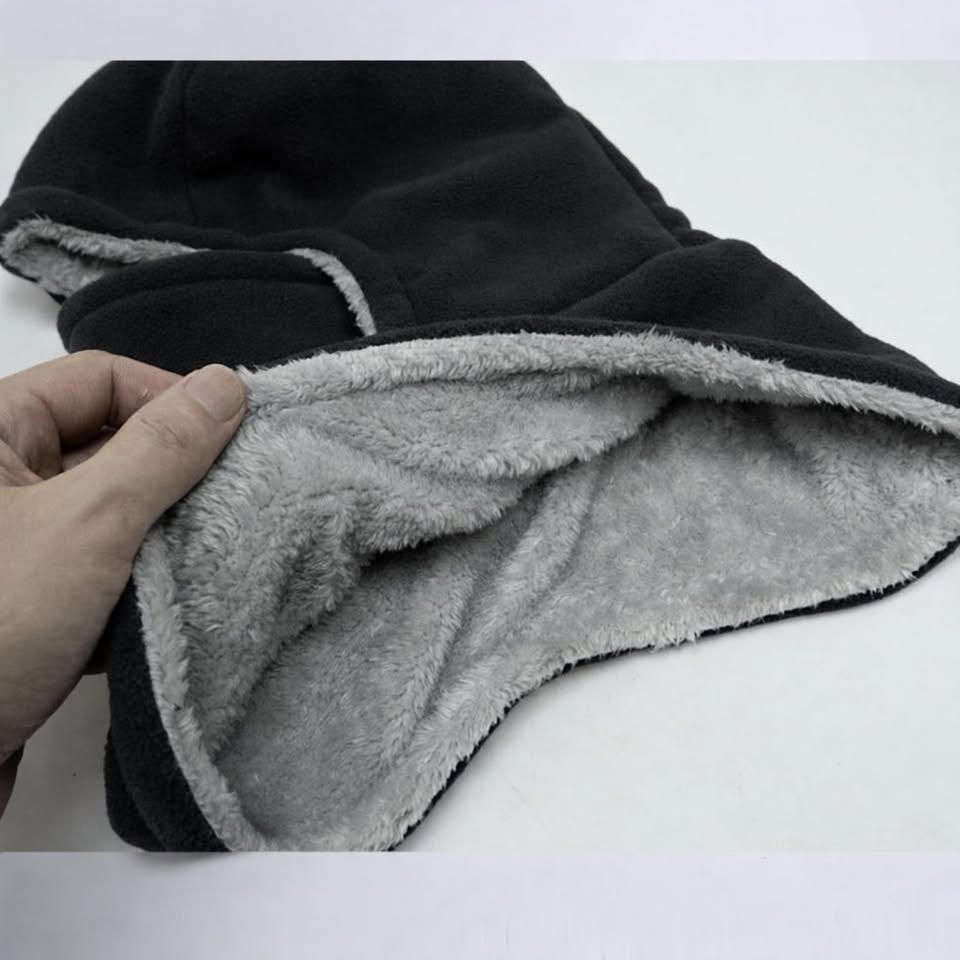 Winter Warm Windproof Balaclava Hood, Fleece Lined & Thickened - photo 4