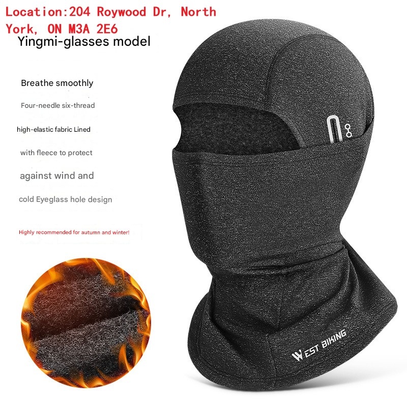 Winter Fleece Balaclava with Glasses Hole - photo 3