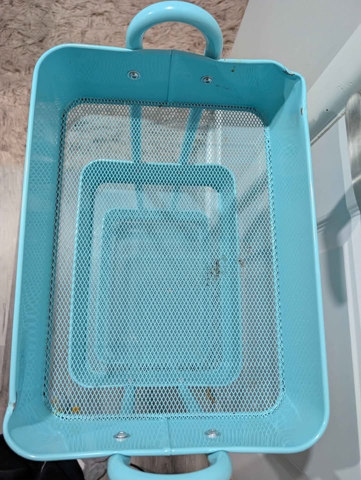 Blue 3-Tier Rolling Cart - photo 4