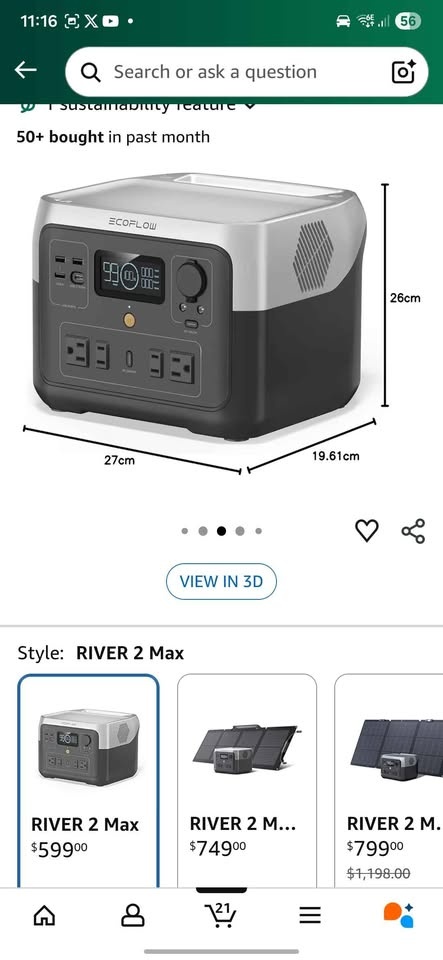 EcoFlow River 2 Max – Open Box (Never Used) - photo 4