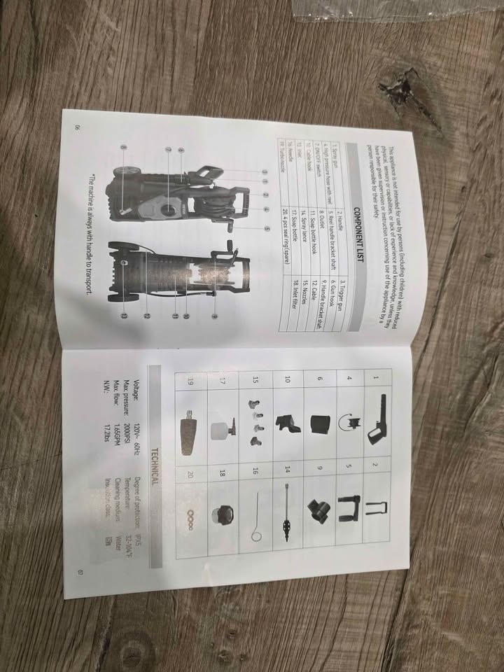 VEVOR 2000PSI High Pressure Washer - photo 3