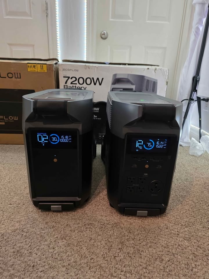 EcoFlow DELTA Pro + Smart Extra Battery (7.2 KWh) – Open Box - photo 2