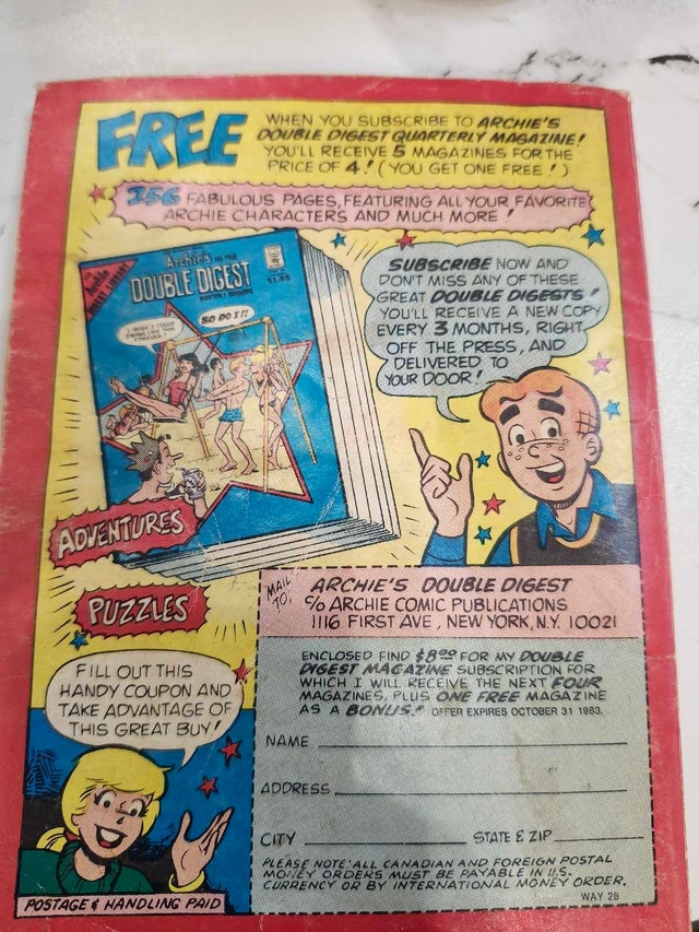 Archie Andrews "Where Are You" Comic Book - photo 2