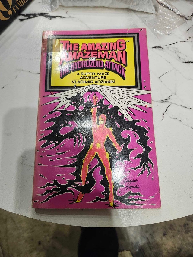 Amazing Mazeman Book