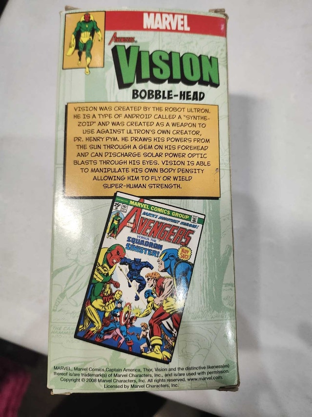 Marvel Vision Bobble-Head - photo 2