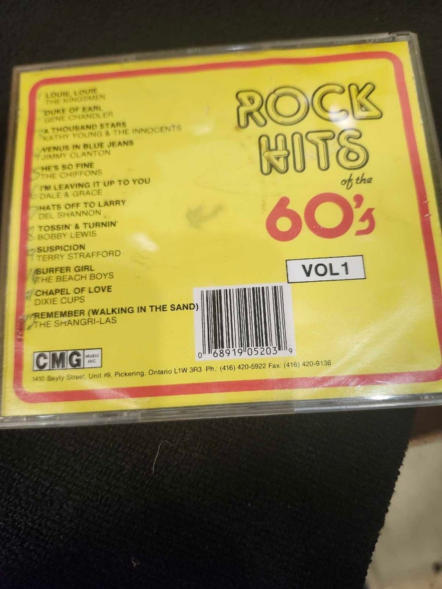 Rock Hits of the 60s CD - photo 2