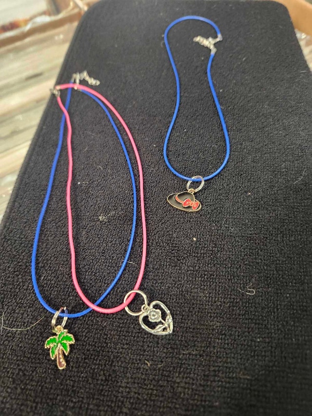 Charming Necklaces - Palm Tree, Heart, Hat