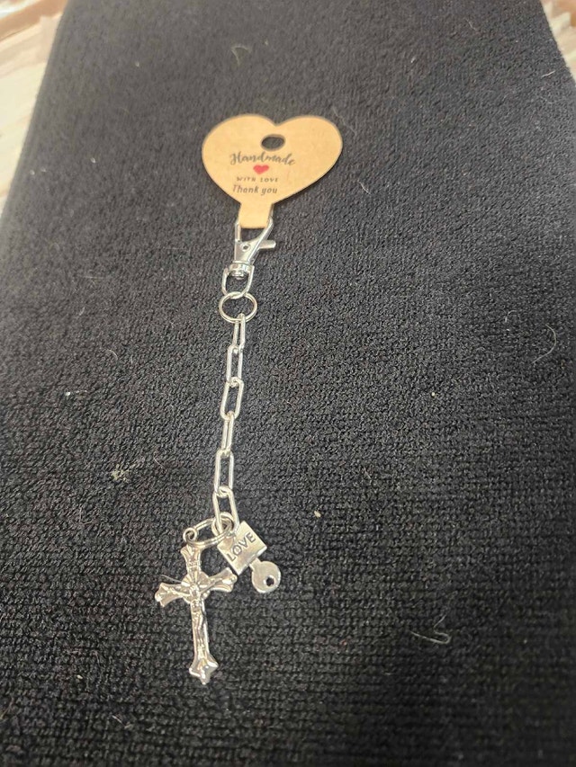 Cross Keychain