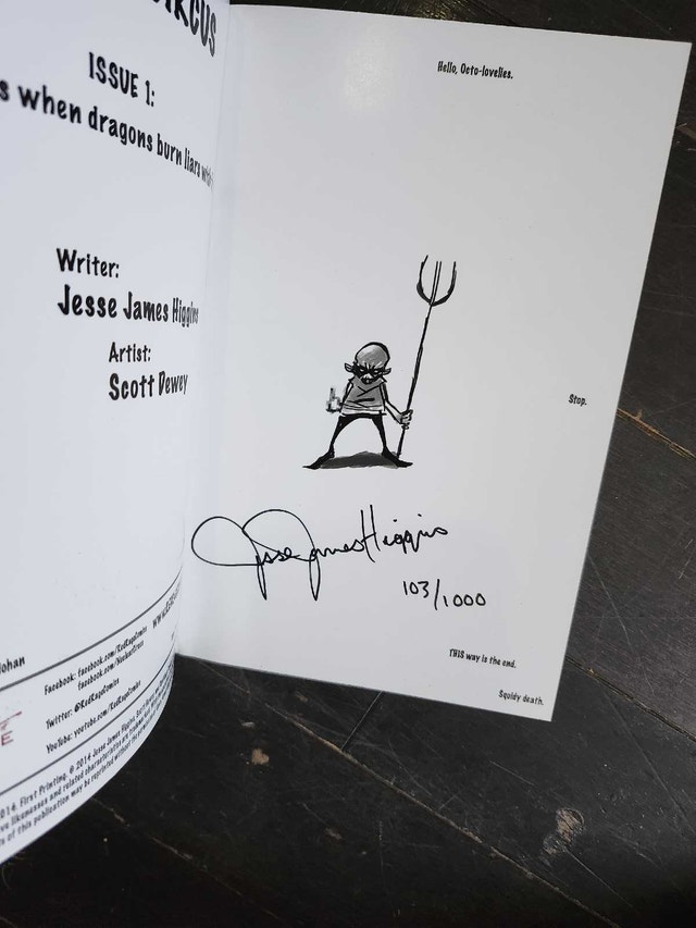 Nuclear Circus Issue 1 Comic - Signed Limited Edition - photo 3