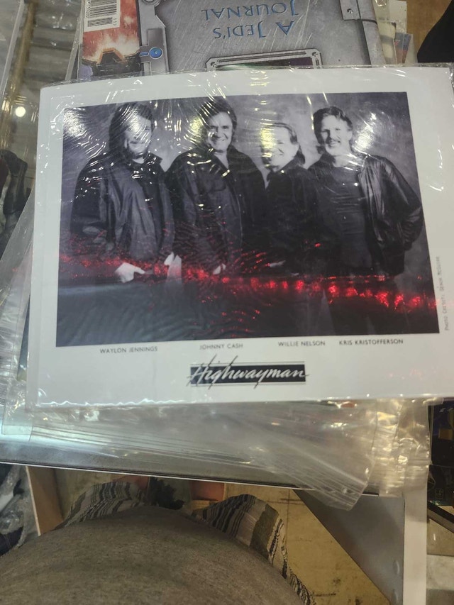 Highwayman Poster - Waylon Jennings, Johnny Cash, Willie Nelson,