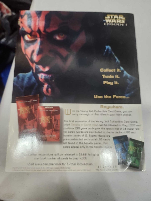 Star Wars Episode I: The Phantom Menace Souvenir Magazine - photo 2