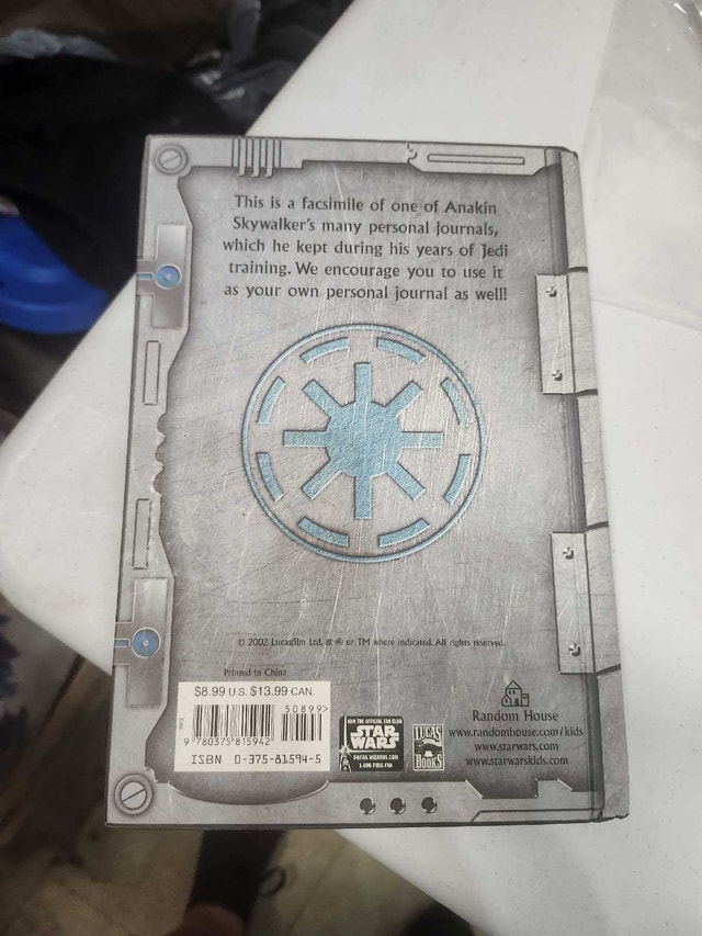 Anakin Skywalker Jedi Journal - photo 2