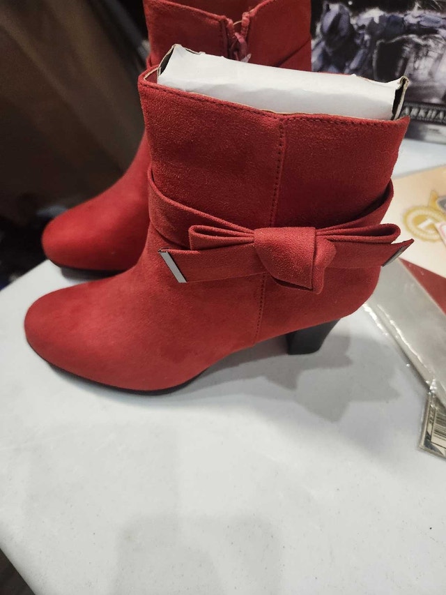 Red Heeled Boots - Size 6 - photo 2