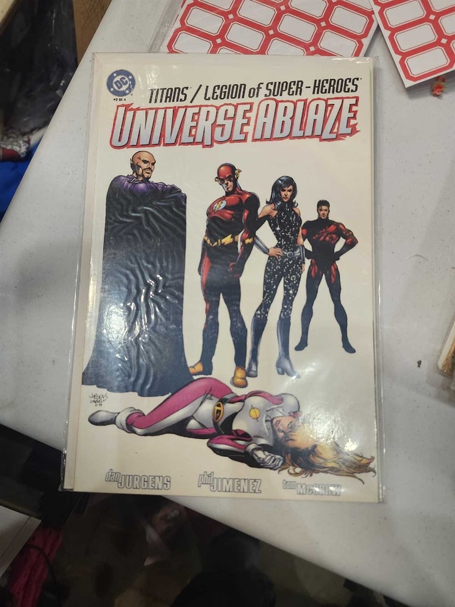 DC Titans Universe Ablaze Comic