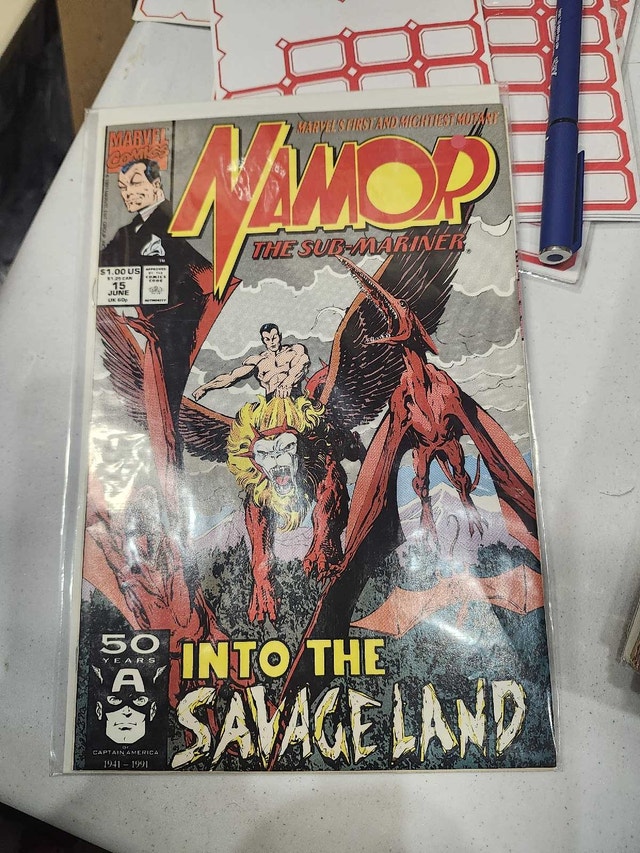 Namor The Sub-Mariner Comic - June 1991