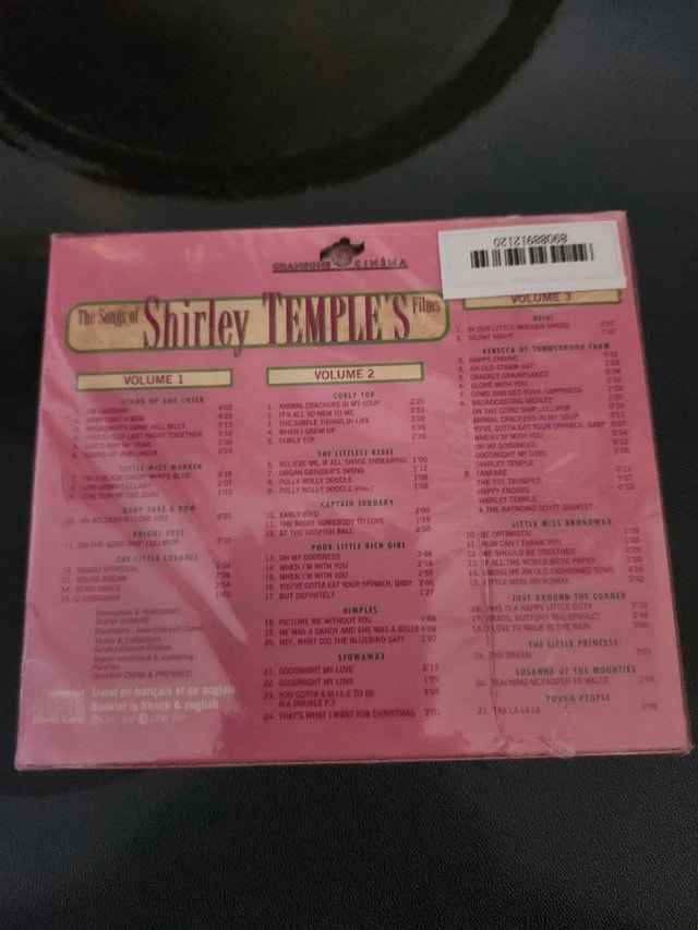 Shirley Temple Films CD - photo 2