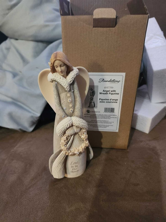 Enesco Foundations Angel Figurine