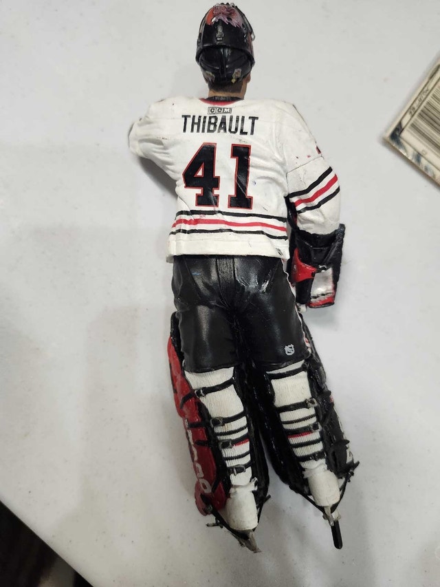 Dominique Thibeault Chicago Blackhawks Goalie Figure - photo 3