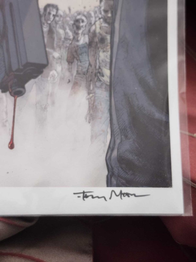 Tony Moore Signed Art Print - photo 2