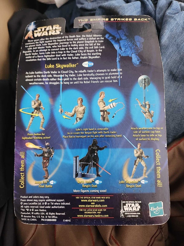 Star Wars Luke Skywalker Bespin Duel Action Figure - photo 2
