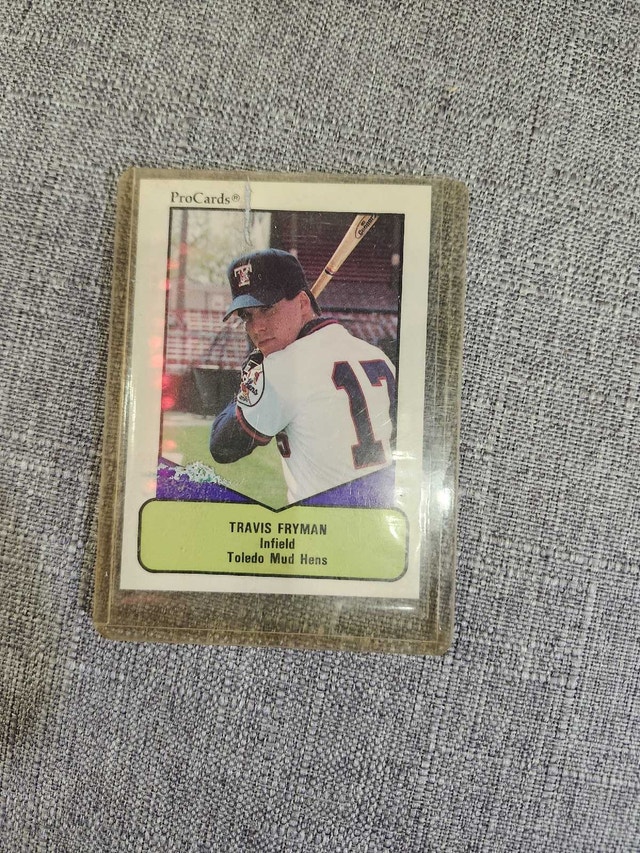Travis Fryman Baseball Card
