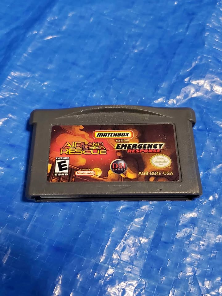 Matchbox Missions GBA Cartridge