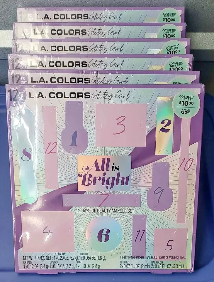 Makeup Gift Set Bundle, L.A. COLORS NIB thumbnail