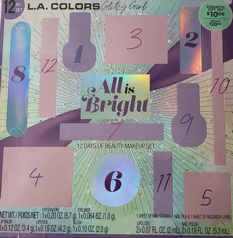 Makeup Gift Set Bundle, L.A. COLORS NIB image indicator(2)