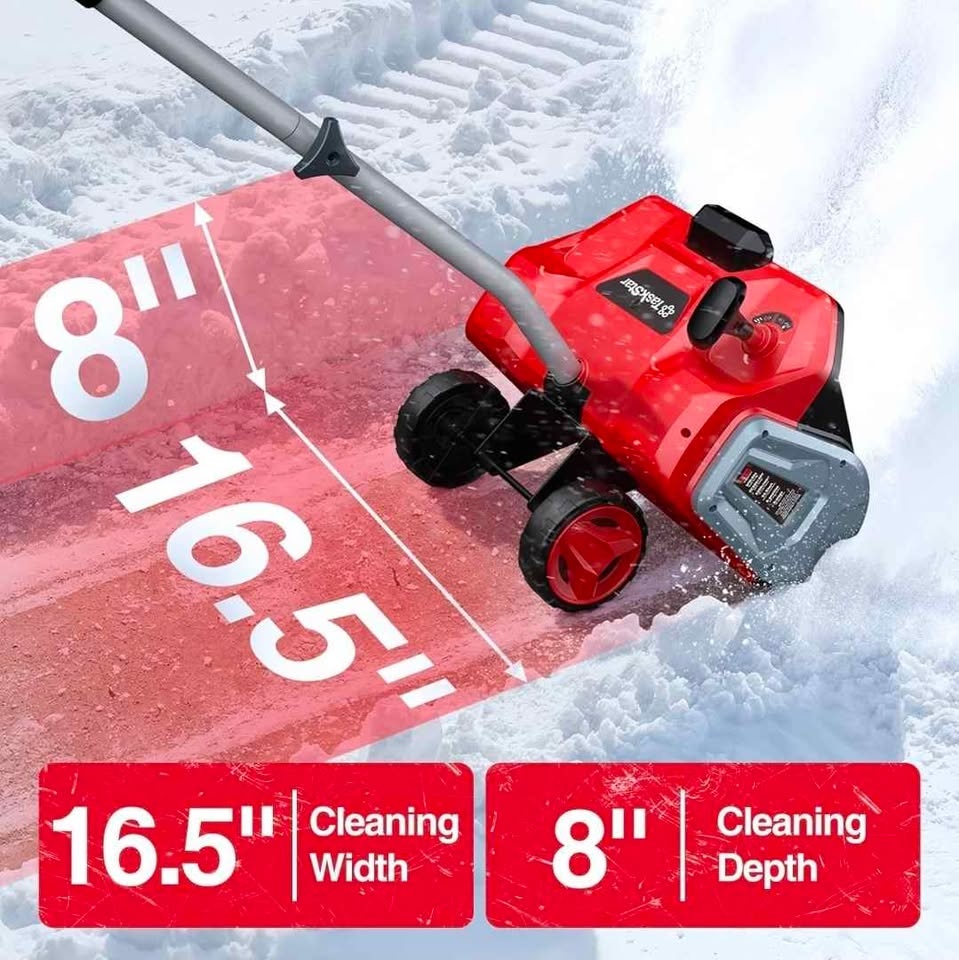 40V Brushless Electric Snow Shovel w/ Wheels - photo 2