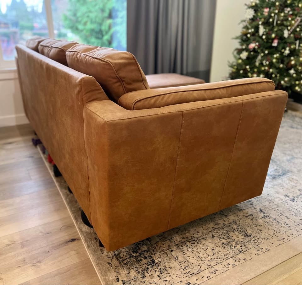 Mid-Century Modern Sofa & Ottoman - photo 2