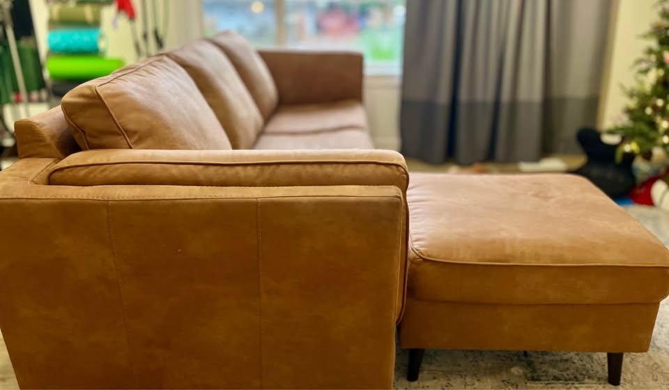 Mid-Century Modern Sofa & Ottoman - photo 4