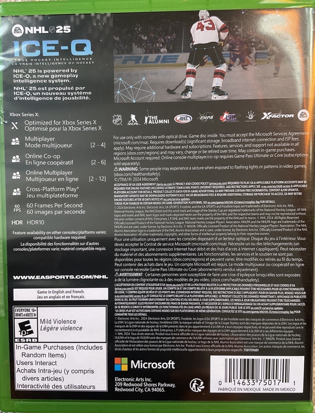 NHL 25 XBOX SERIES X - photo 2