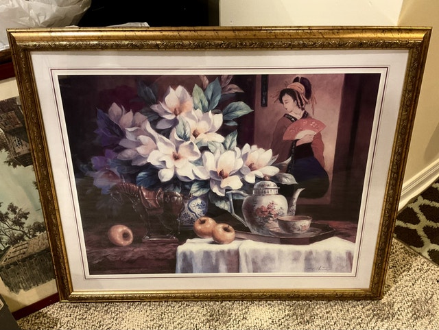 Wall Hanging Art with Frame