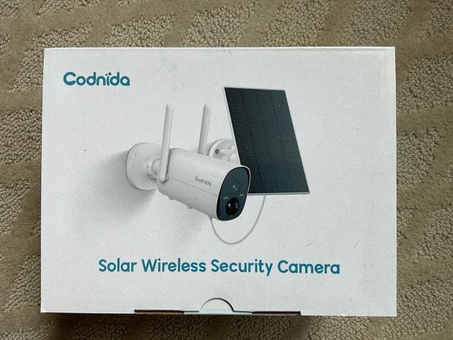 Solar Smart Wireless Security Camera - BRAND NEW