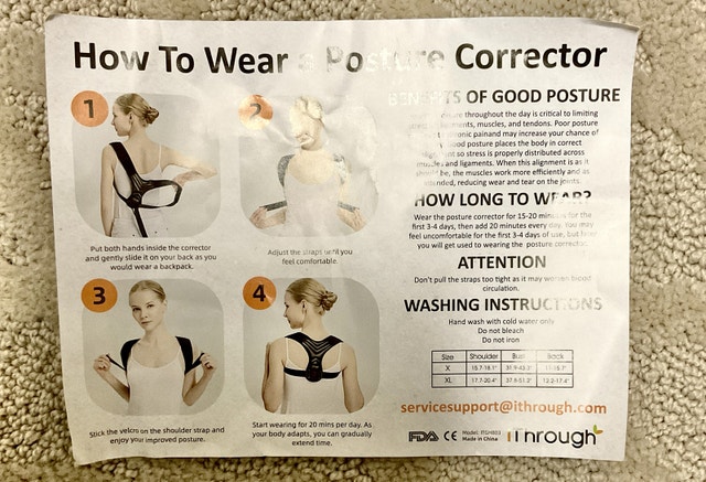 Posture Support Back Corrector - photo 2