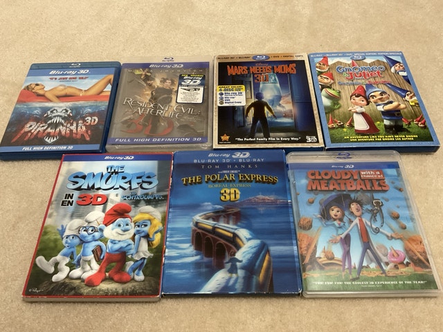 3D BLU RAY MOVIES