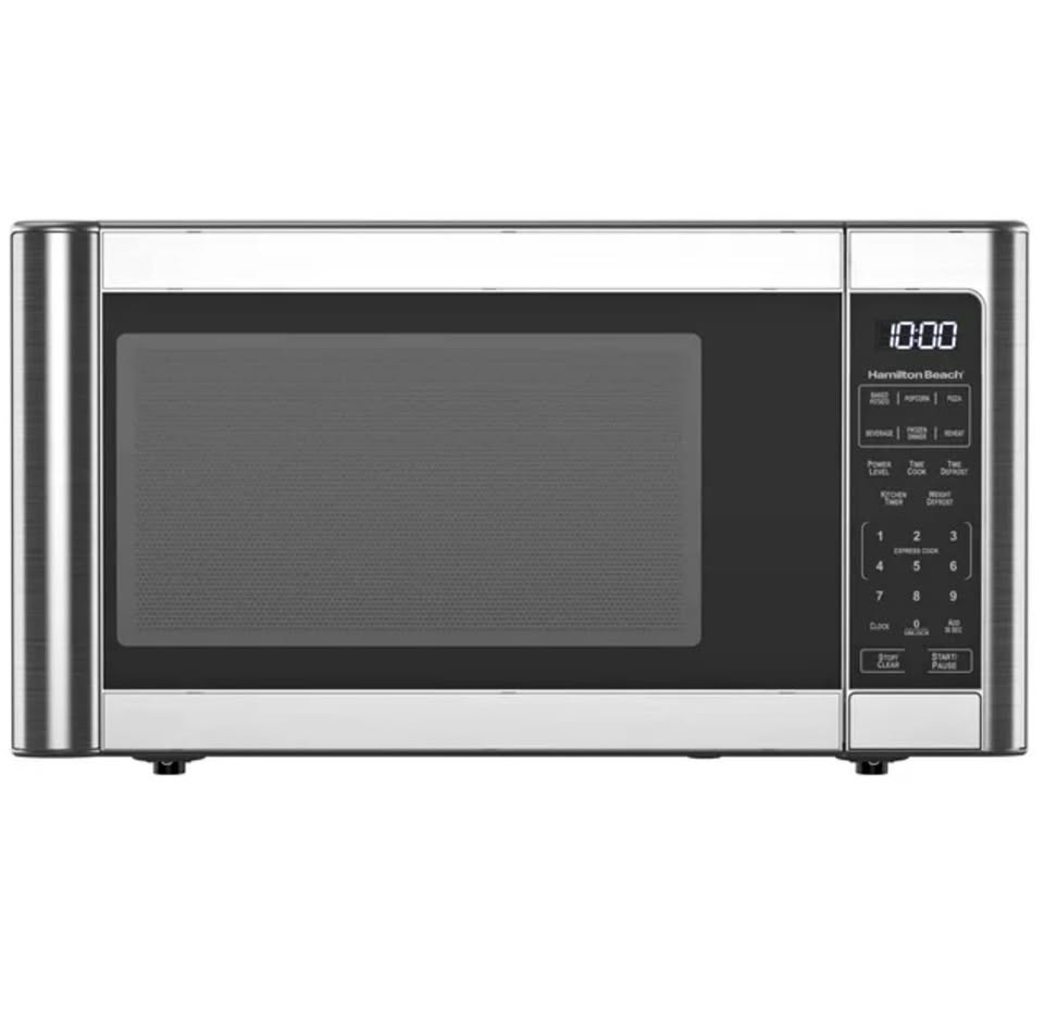 Hamilton Beach Stainless Steel Microwave 1000W Child Lock