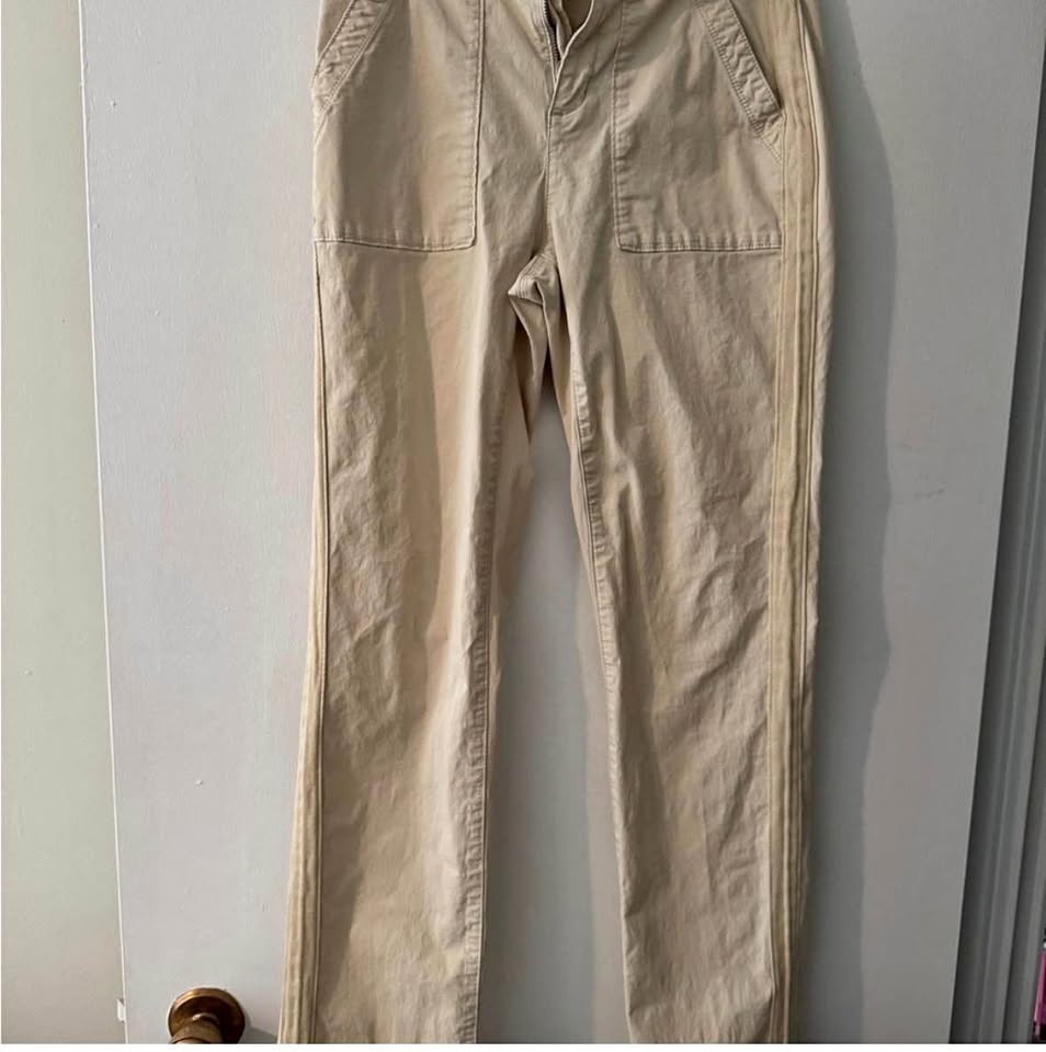 Denver Hayes Light Beige Cotton Chinos - Size 6
