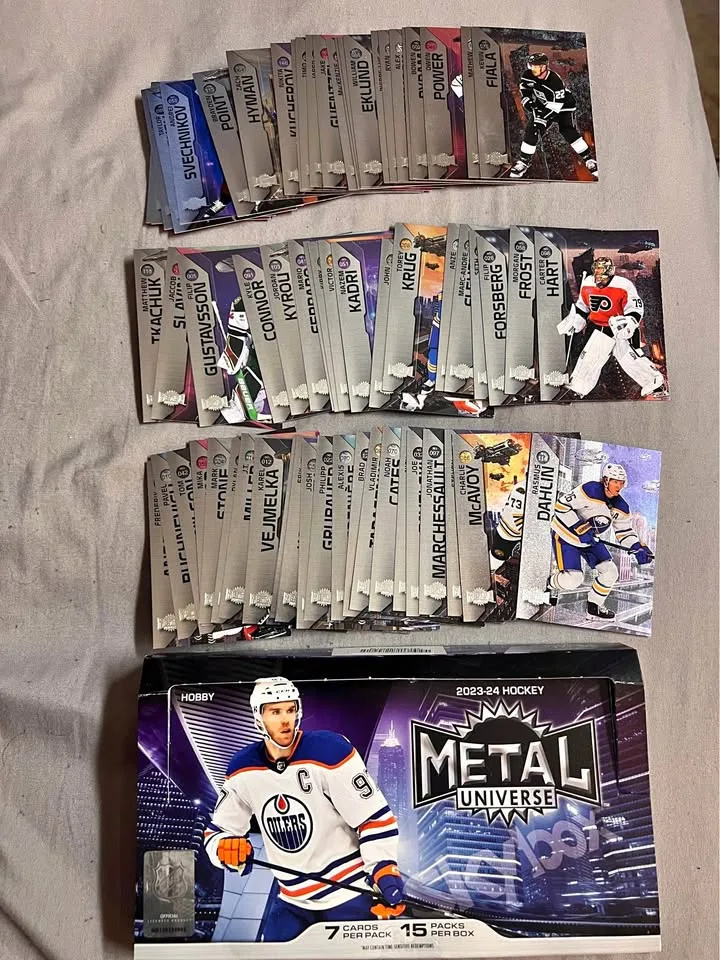 2023-24 Skybox Metal Universe Hockey Cards Mystery Pack thumbnail