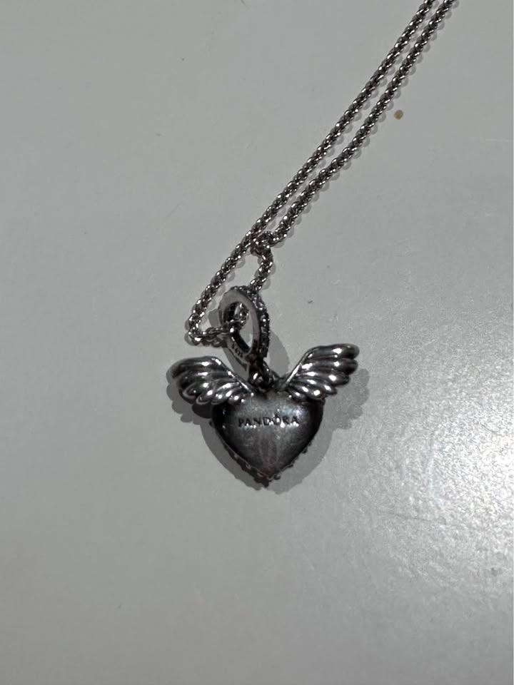 Pandora Heart with wings Necklace - photo 2