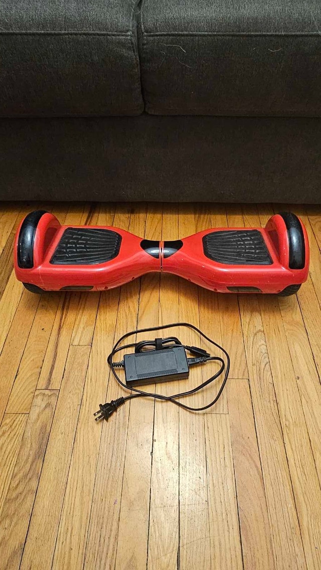 Used Red Hoverboard with Bluetooth and Lights - photo 2